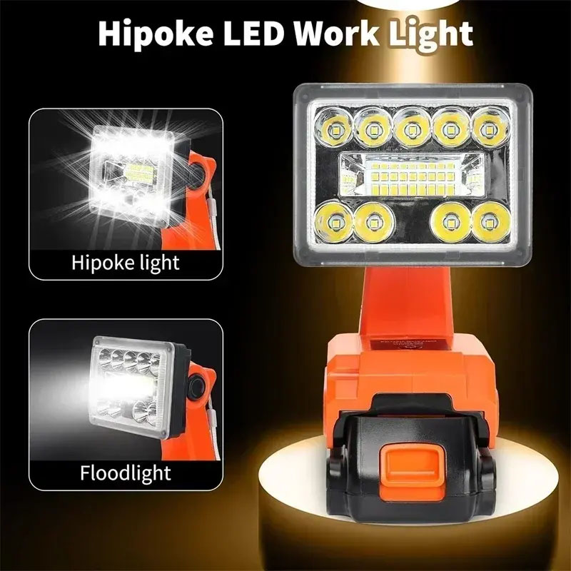 Black+Decker Tool Cordless - Lampu Kerja Tanpa Kabel Senter LED