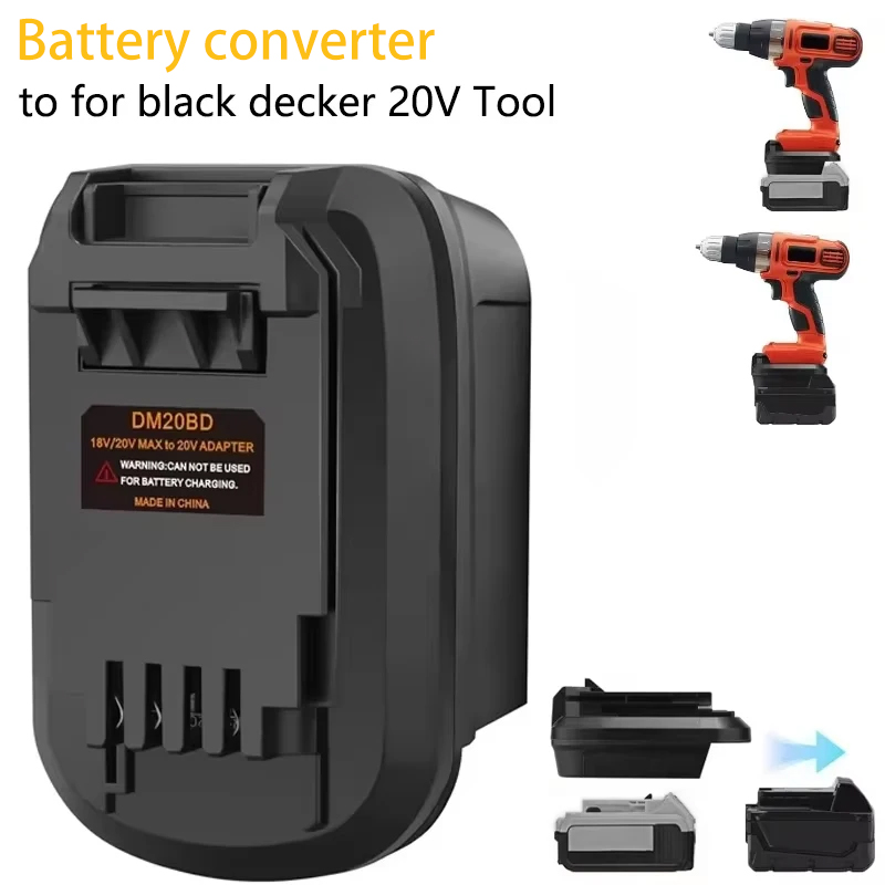 Black+Decker Tool Cordless - Adaptor Alat Black Decker untuk Baterai