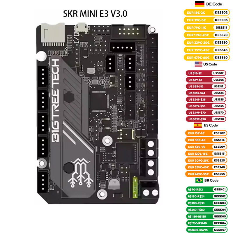 Creality Printer K1 - BIGTREETECH SKR MINI E3 V3.0 3D