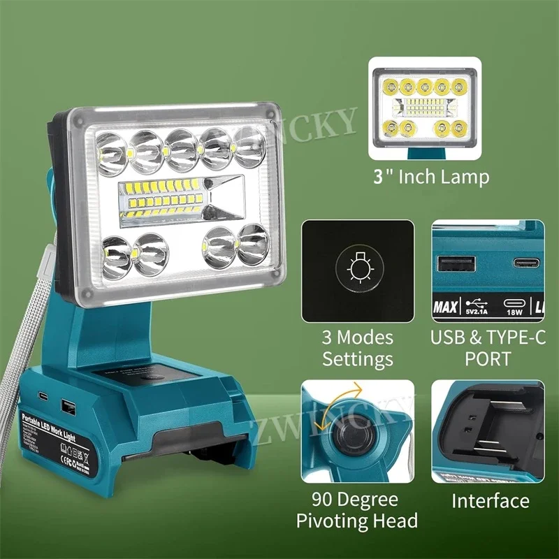 Lampu Kerja Tanpa Kabel Senter - Black+Decker Tool Cordless ulasan dan harga