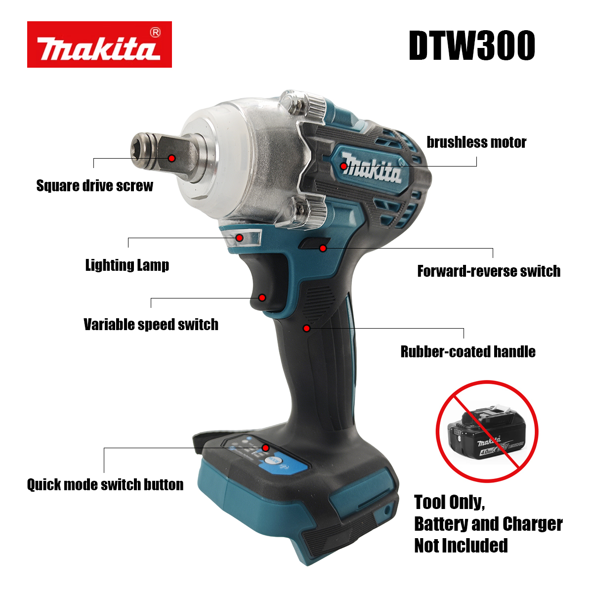 Makita DTW300 Brushless Impact - Makita Drill Dtw300 ulasan dan harga