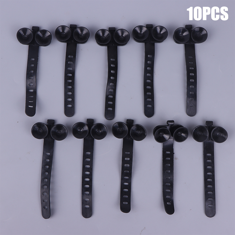 10 Buah/Set Cangkir Isap Dasi  - Plastic Pipe Clip ulasan dan harga