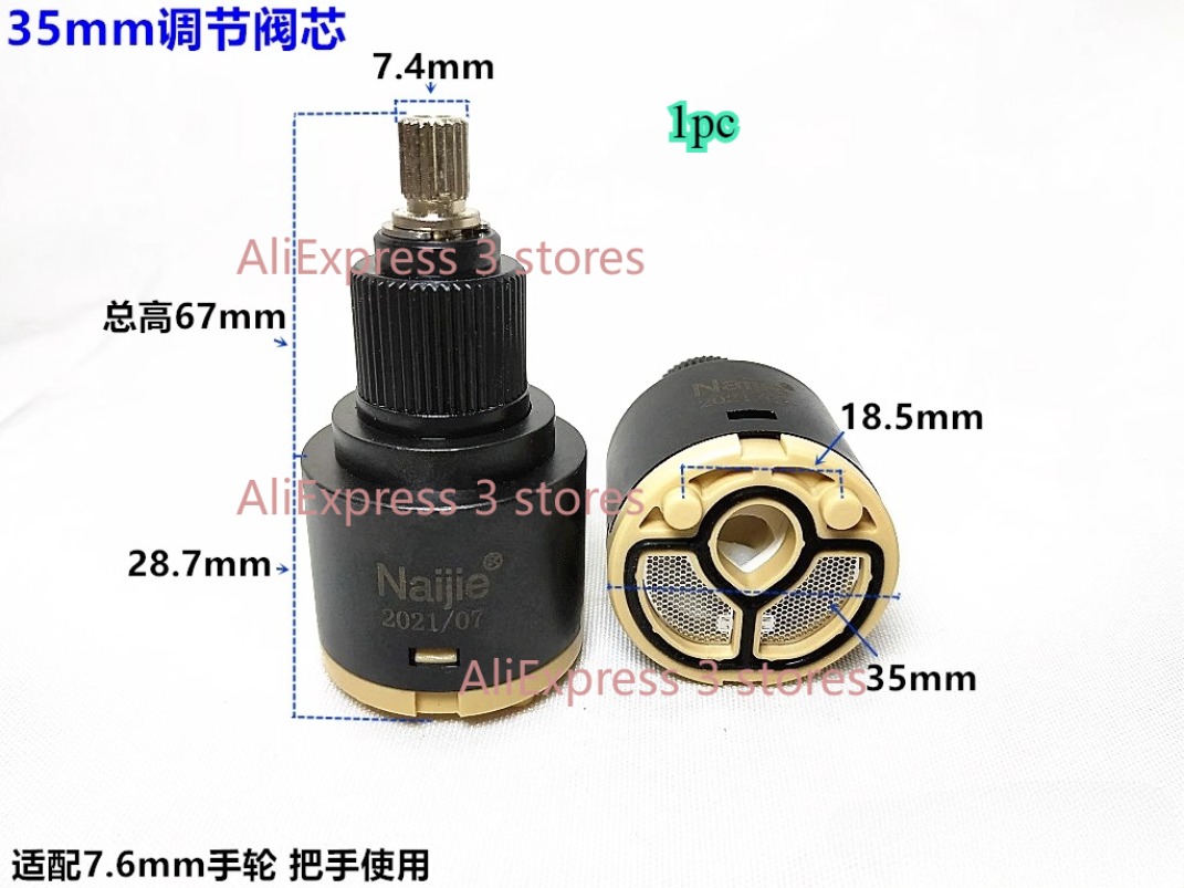 1 Buah 28Mm/35Mm/40Mm Keran Mi - Shower Valve Cartridge ulasan dan harga