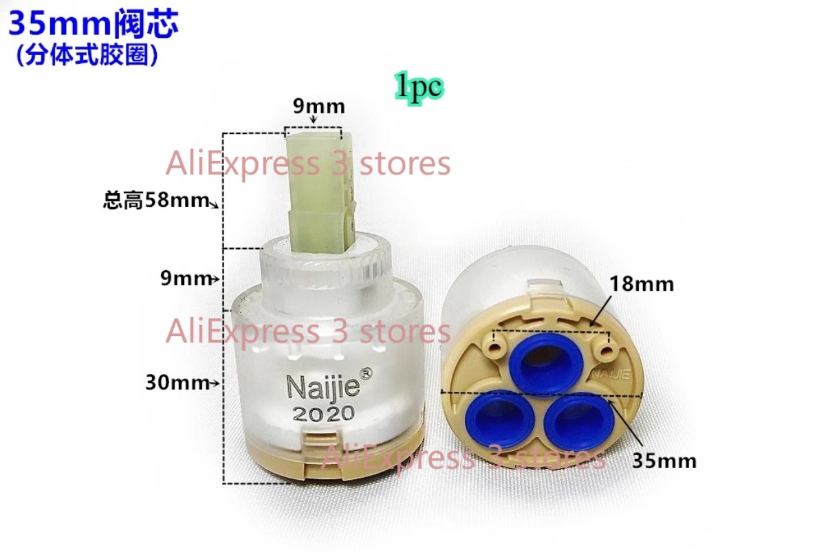 1 Buah 28Mm/35Mm/40Mm Keran Mi - Shower Valve Cartridge ulasan dan harga