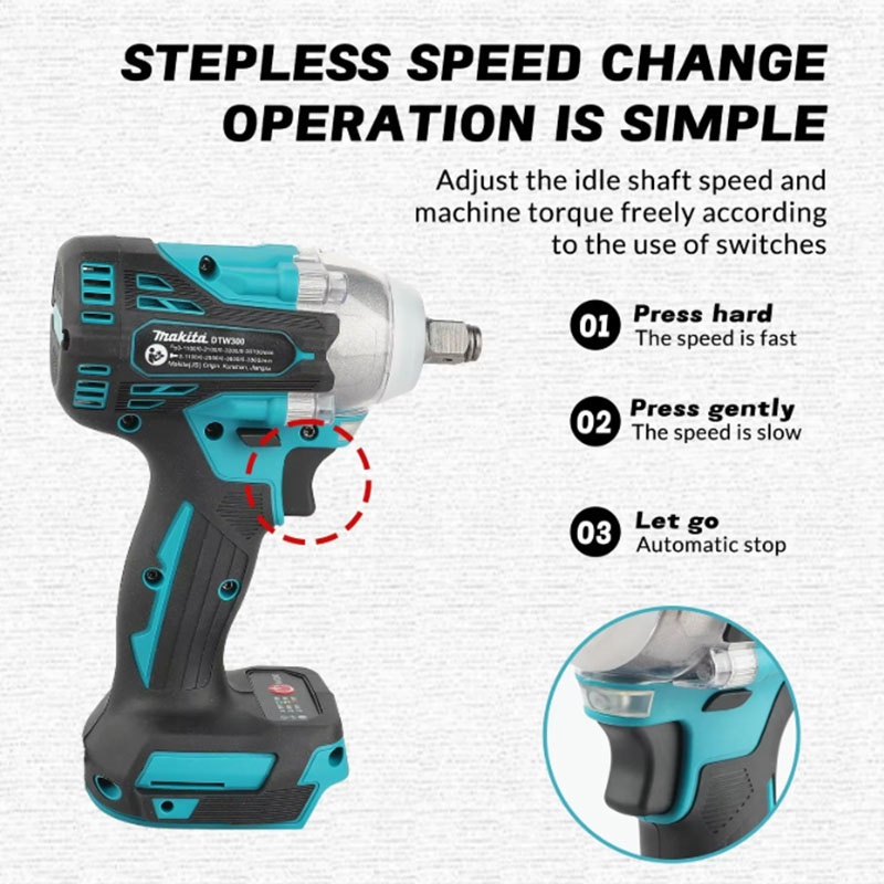 Makita DTW300 18V Kunci Pas Ta - Makita Drill Dtw300 ulasan dan harga
