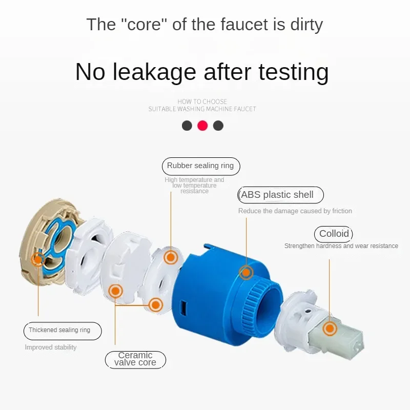 Keran pencampur kumparan katup - Shower Valve Cartridge ulasan dan harga