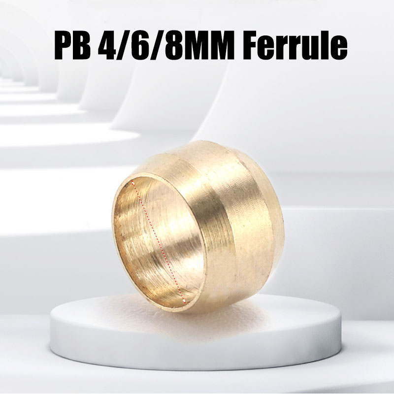 100 buah Ferrule kuningan Slee - Compression Fitting Brass ulasan dan harga