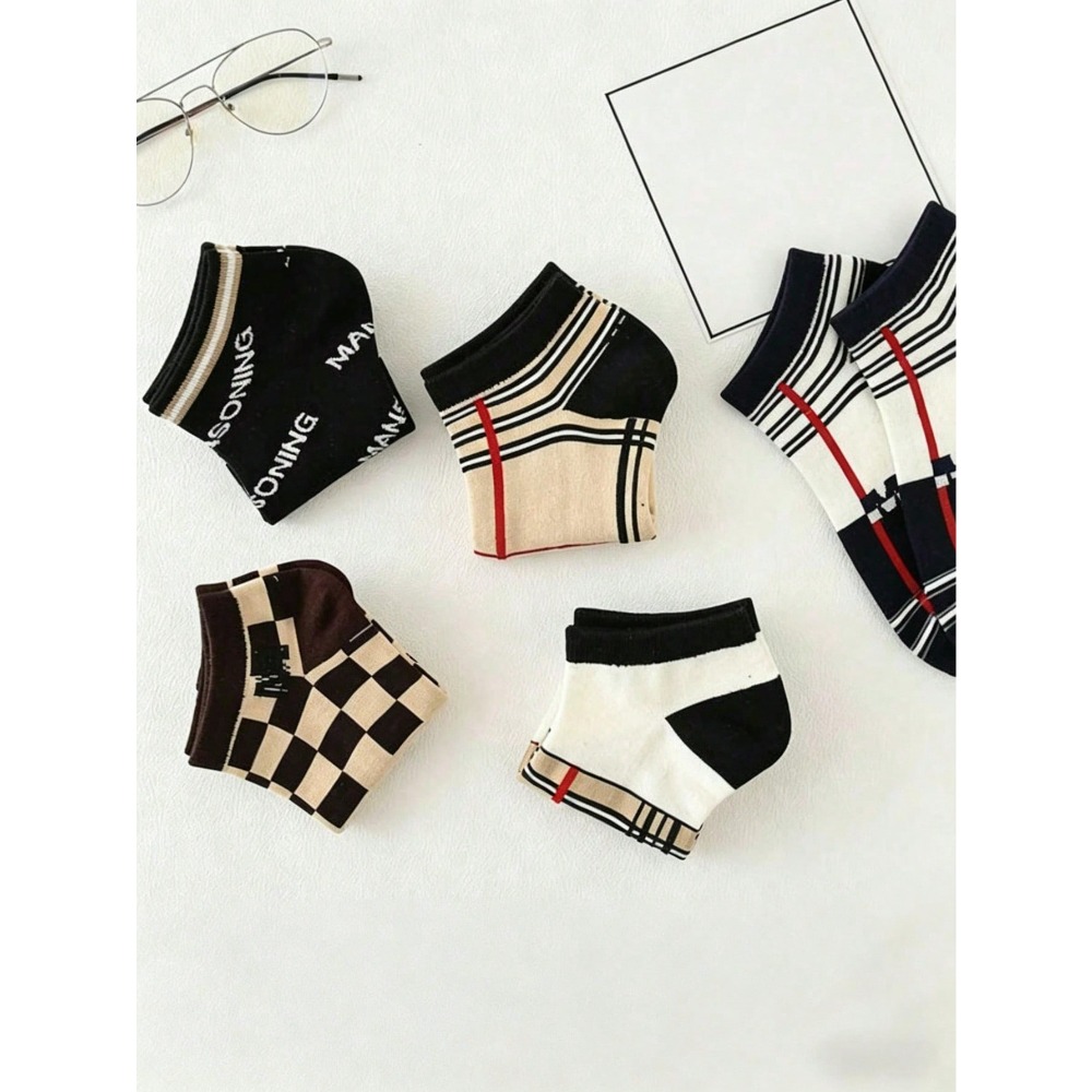 1/5/10 Kaos Kaki Pendek Pria,  - Pipe Bending Spring ulasan dan harga