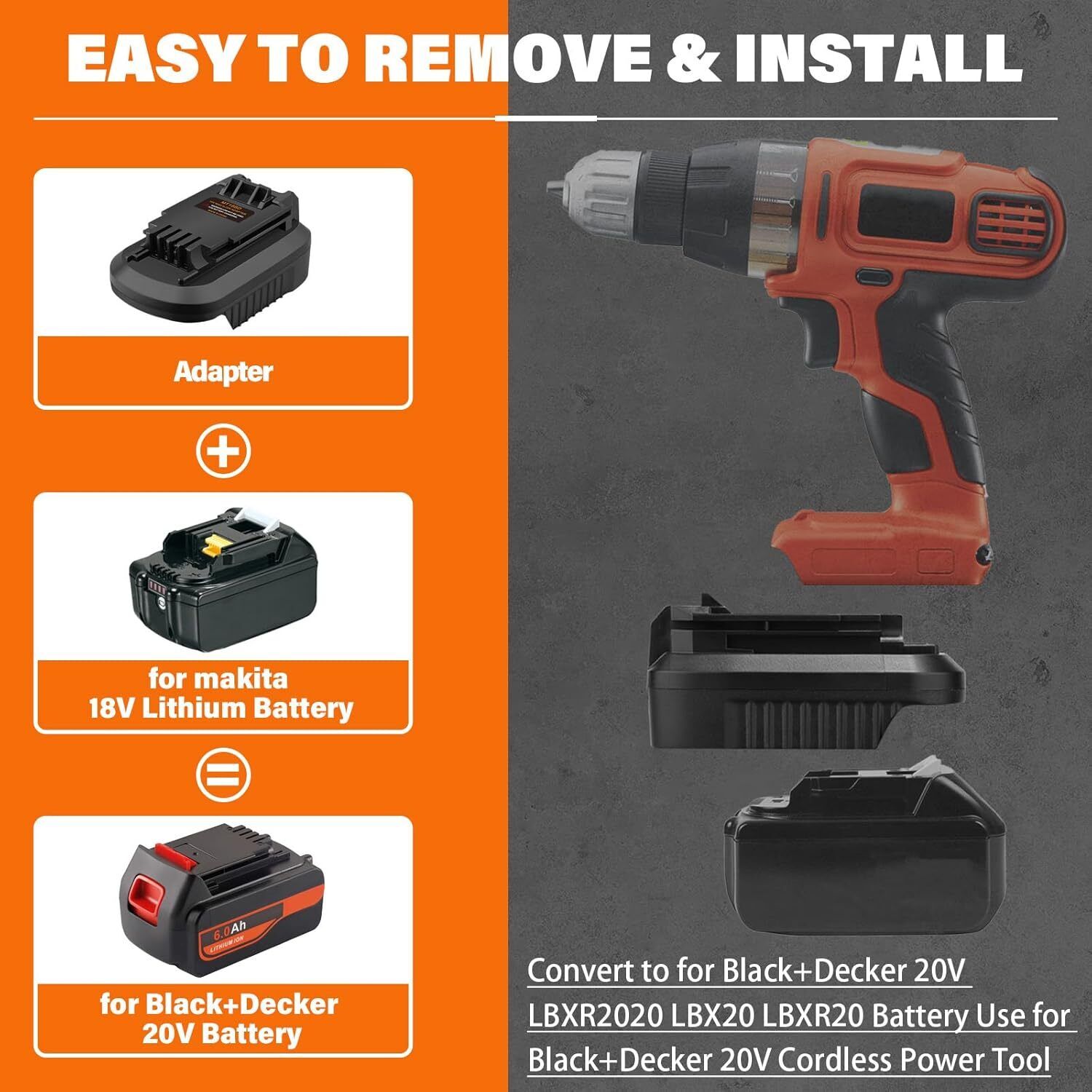 Konverter untuk Makita ke Blac - Black+Decker Tool Cordless ulasan dan harga